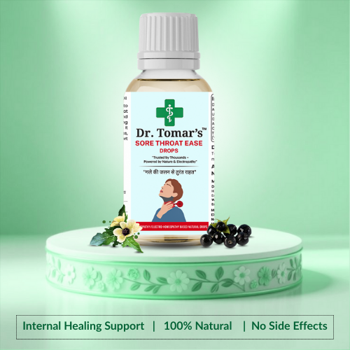 Dr. Tomar’s Sore Throat Ease Drops 1 sore throat